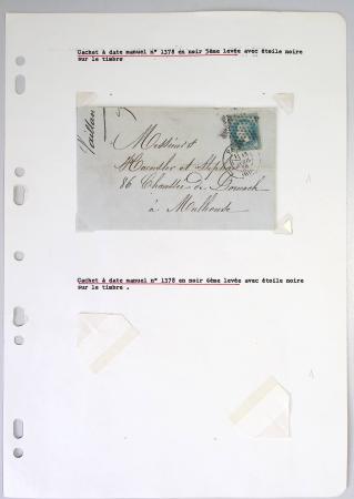1849-1900, Importante collection d'oblitérations de