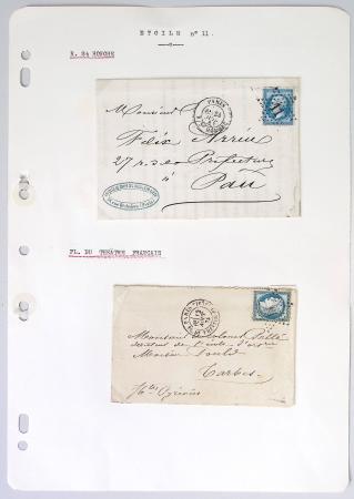 1849-1900, Importante collection d'oblitérations de