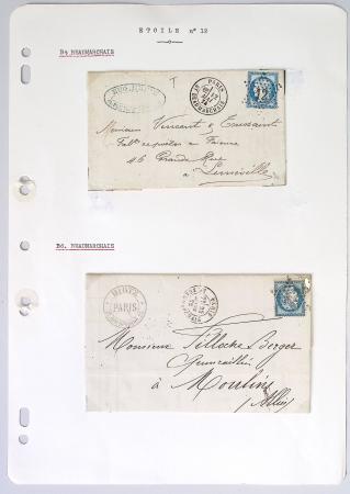 1849-1900, Importante collection d'oblitérations de