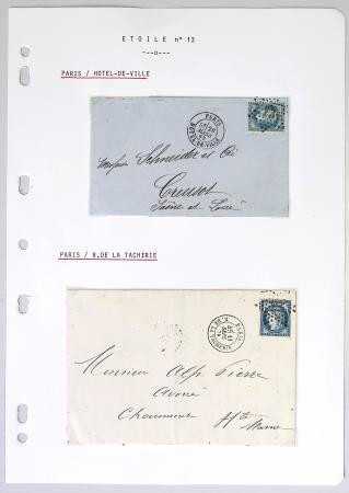 1849-1900, Importante collection d'oblitérations de