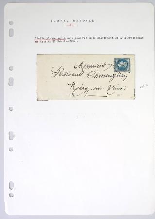 1849-1900, Importante collection d'oblitérations de
