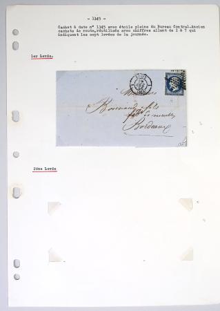 1849-1900, Importante collection d'oblitérations de