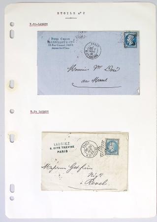 1849-1900, Importante collection d'oblitérations de
