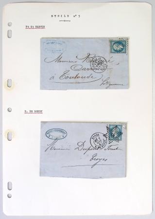 1849-1900, Importante collection d'oblitérations de
