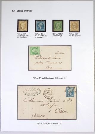 1849-1900, Importante collection d'oblitérations de