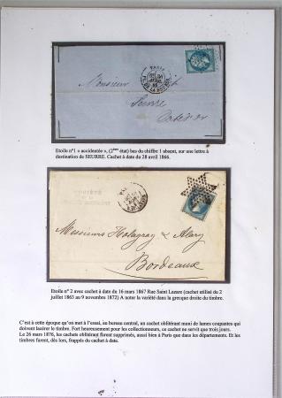 1849-1900, Importante collection d'oblitérations de