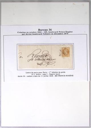 1849-1900, Importante collection d'oblitérations de