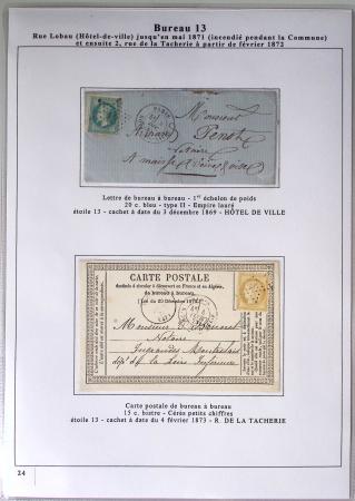 1849-1900, Importante collection d'oblitérations de