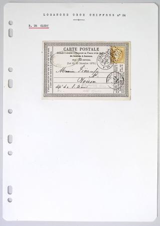 1849-1900, Importante collection d'oblitérations de