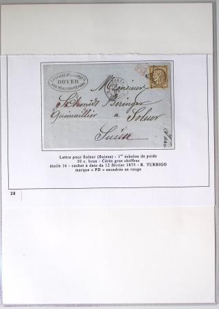 1849-1900, Importante collection d'oblitérations de