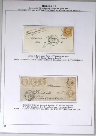 1849-1900, Importante collection d'oblitérations de