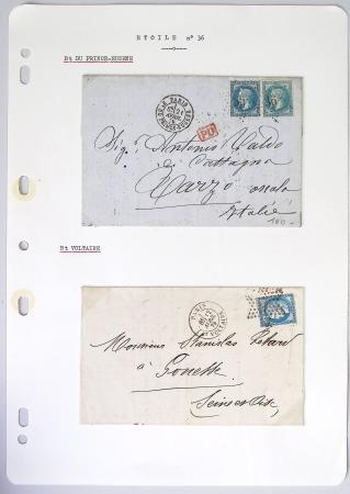 1849-1900, Importante collection d'oblitérations de