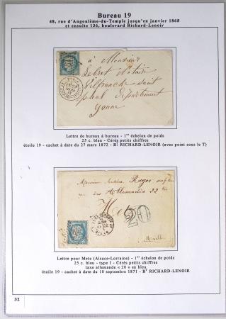 1849-1900, Importante collection d'oblitérations de