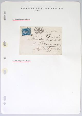 1849-1900, Importante collection d'oblitérations de