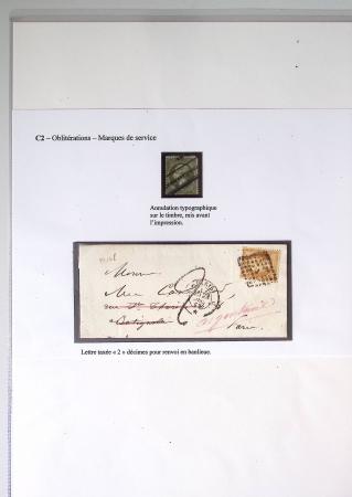 1849-1900, Importante collection d'oblitérations de