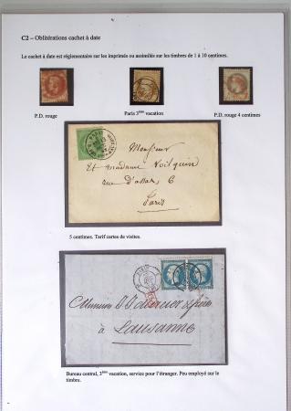 1849-1900, Importante collection d'oblitérations de
