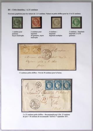 1849-1900, Importante collection d'oblitérations de