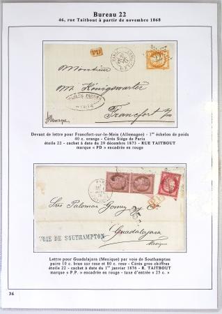 1849-1900, Importante collection d'oblitérations de