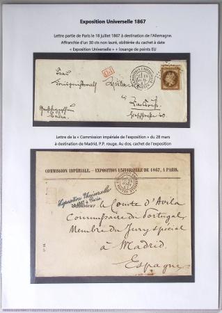 1849-1900, Importante collection d'oblitérations de
