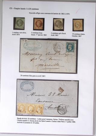 1849-1900, Importante collection d'oblitérations de