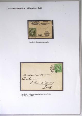 1849-1900, Importante collection d'oblitérations de
