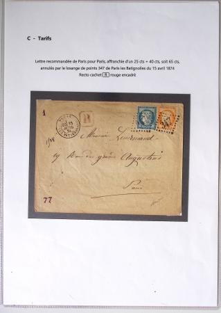 1849-1900, Importante collection d'oblitérations de