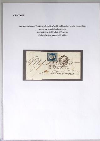 1849-1900, Importante collection d'oblitérations de