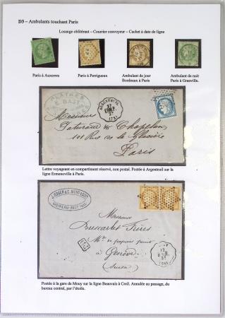 1849-1900, Importante collection d'oblitérations de