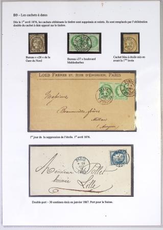 1849-1900, Importante collection d'oblitérations de