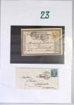 1849-1900, Importante collection d'oblitérations de