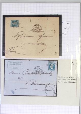 1849-1900, Importante collection d'oblitérations de