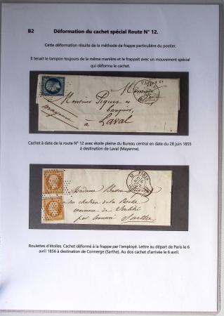 1849-1900, Importante collection d'oblitérations de