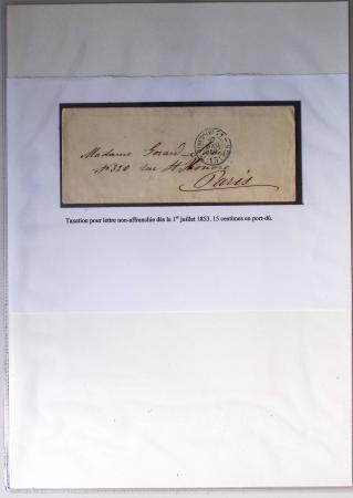 1849-1900, Importante collection d'oblitérations de