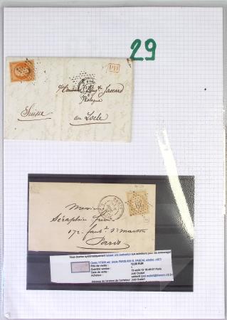 1849-1900, Importante collection d'oblitérations de