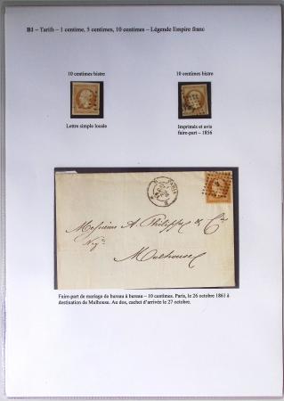 1849-1900, Importante collection d'oblitérations de
