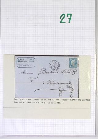 1849-1900, Importante collection d'oblitérations de