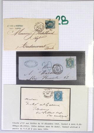 1849-1900, Importante collection d'oblitérations de