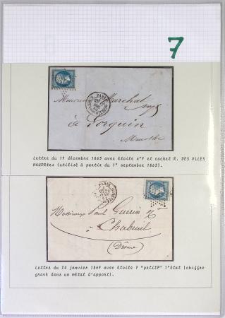 1849-1900, Importante collection d'oblitérations de