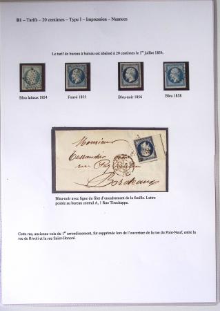 1849-1900, Importante collection d'oblitérations de