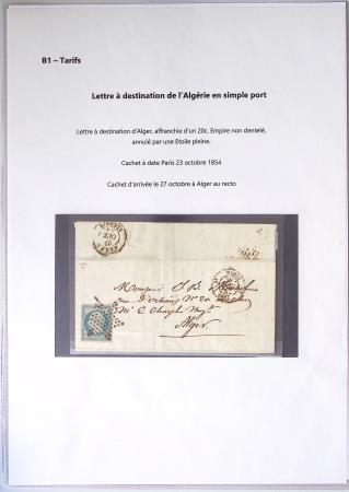 1849-1900, Importante collection d'oblitérations de