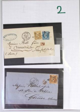 1849-1900, Importante collection d'oblitérations de