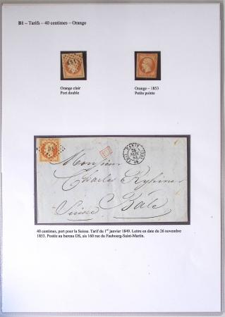 1849-1900, Importante collection d'oblitérations de