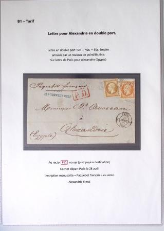 1849-1900, Importante collection d'oblitérations de