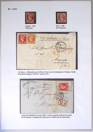 1849-1900, Importante collection d'oblitérations de