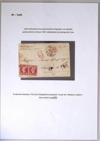 1849-1900, Importante collection d'oblitérations de