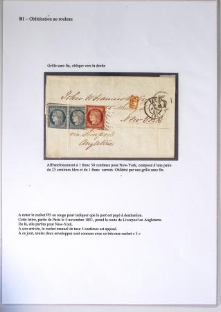 1849-1900, Importante collection d'oblitérations de