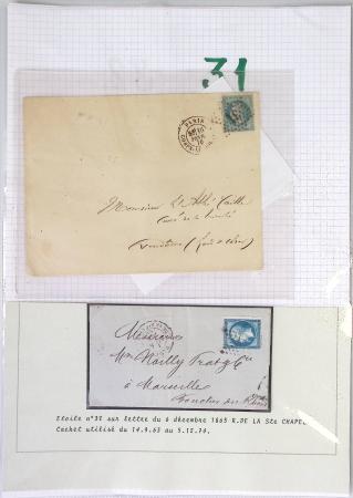 1849-1900, Importante collection d'oblitérations de