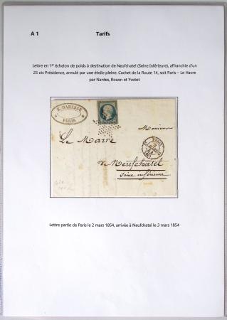 1849-1900, Importante collection d'oblitérations de