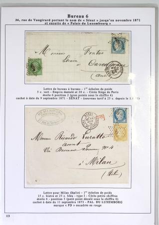 1849-1900, Importante collection d'oblitérations de