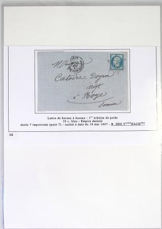 1849-1900, Importante collection d'oblitérations de